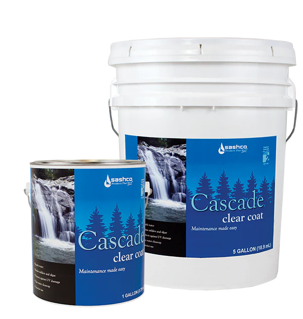 Sashco Cascade Clear Topcoat - 5 gal.
