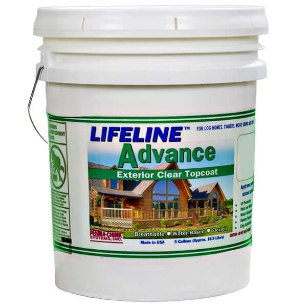 Perma-Chink Lifeline Advance Exterior Clear Topcoat - 5 gal.