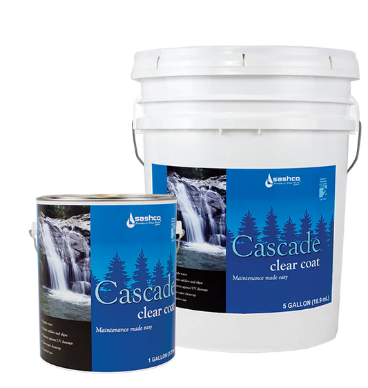 Sashco Cascade Clear Topcoat - 5 gal.