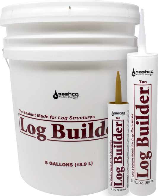 Sashco Log Builder - (12) 10.5 oz. tube