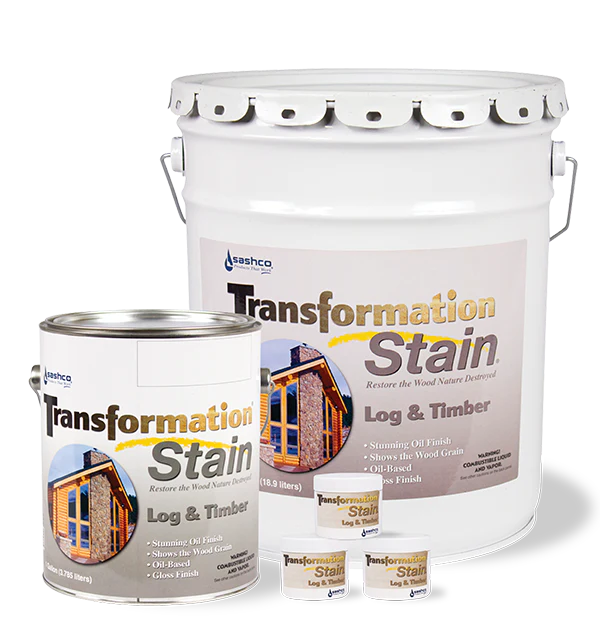 Sashco Transformation Stain Log and Timber Exterior- 5 gal.